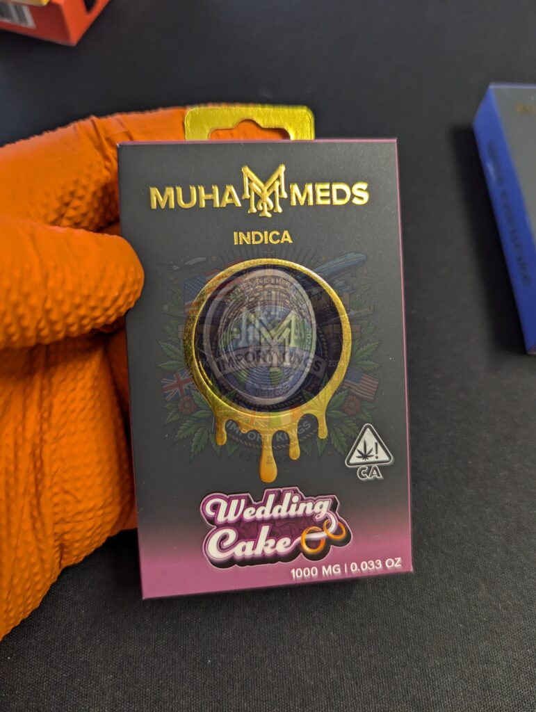 Muha Meds 1g - Wedding Cake 80%+ thc