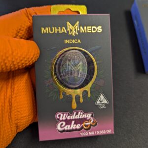 Muha Meds 1g - Wedding Cake 80%+ thc