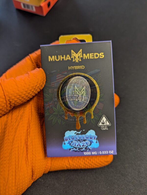 Muha Meds 1g - Blueberry Haze 80%+ thc